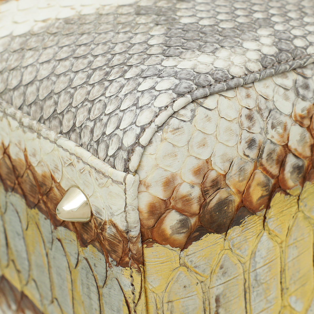 Christian Dior Beige Python Ombre Lady Dior Medium Bag Rovelle Bags