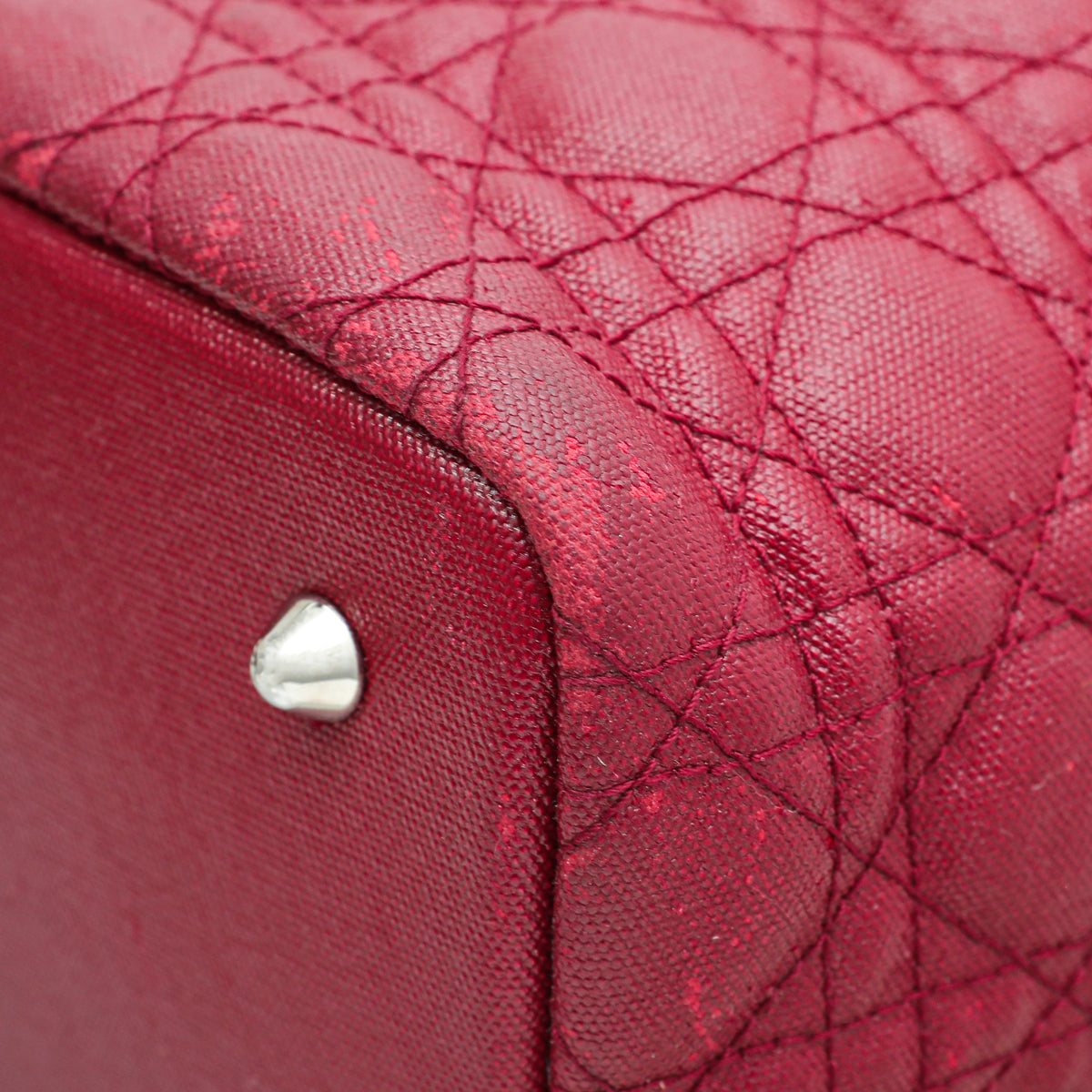 Christian Dior Red Nylon Panarea Tote Bag Rovelle Bags