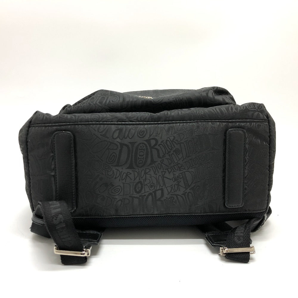 Dior Backpack 1PEBA064 Nylon / leather black Dior xStussy collaboration unisex(Unisex) Rovelle Bags