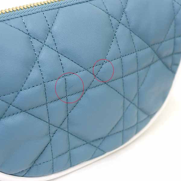 Christian Dior Shoulder Bag lambskin blue Dior Vibe Small Hobo Bag Women Rovelle Bags