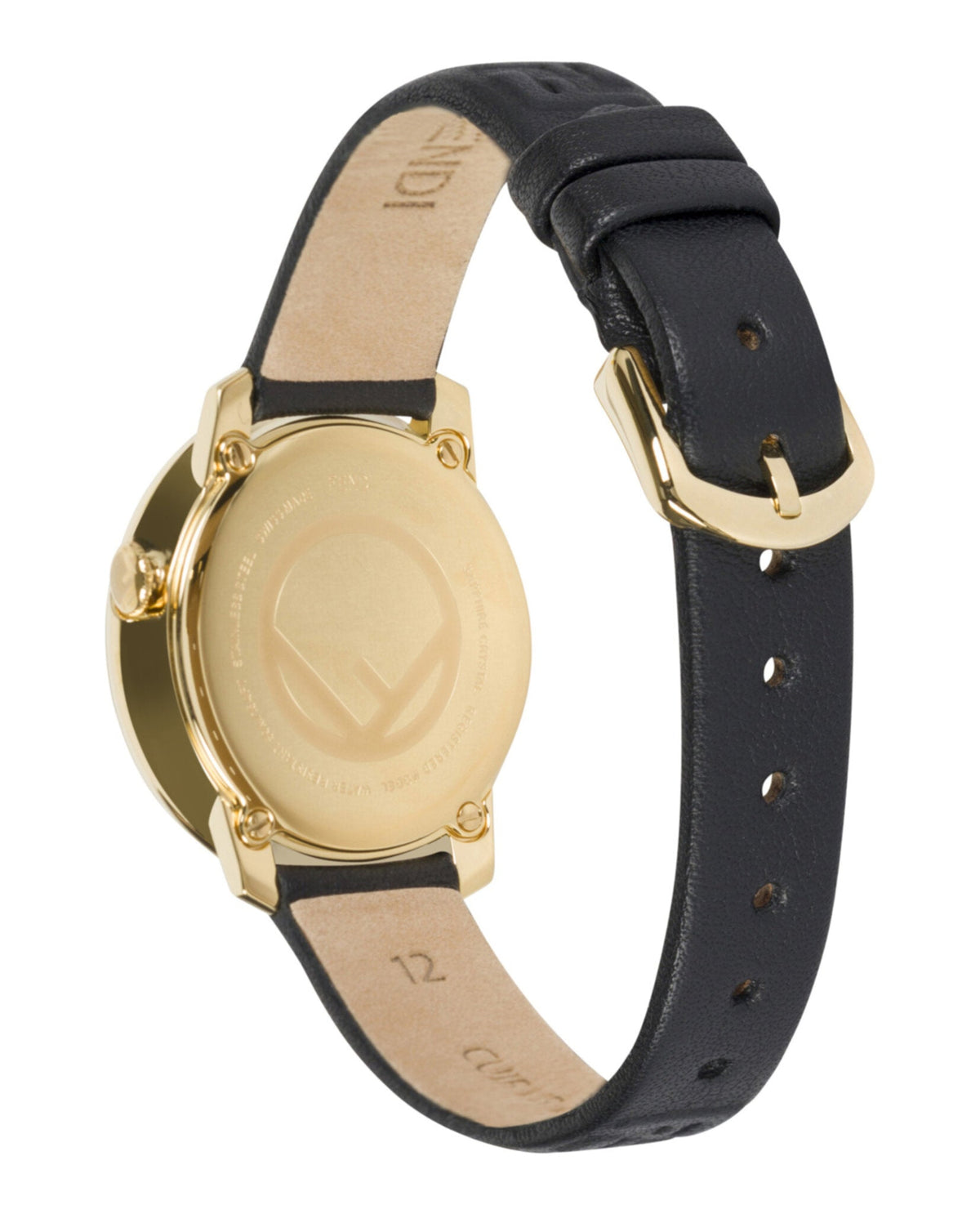 Fendi Womens Gold 28mm Strap Fashion Watch Rovelle Bags