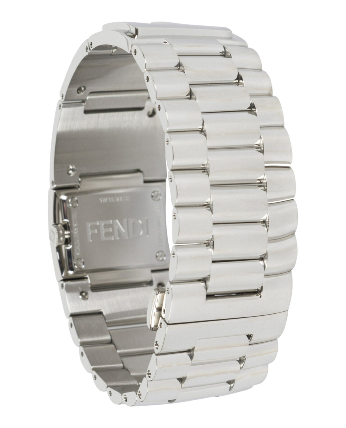 Fendi Womens Stainless Steel 22.25mm Bracelet Fashion Watch Rovelle Bags