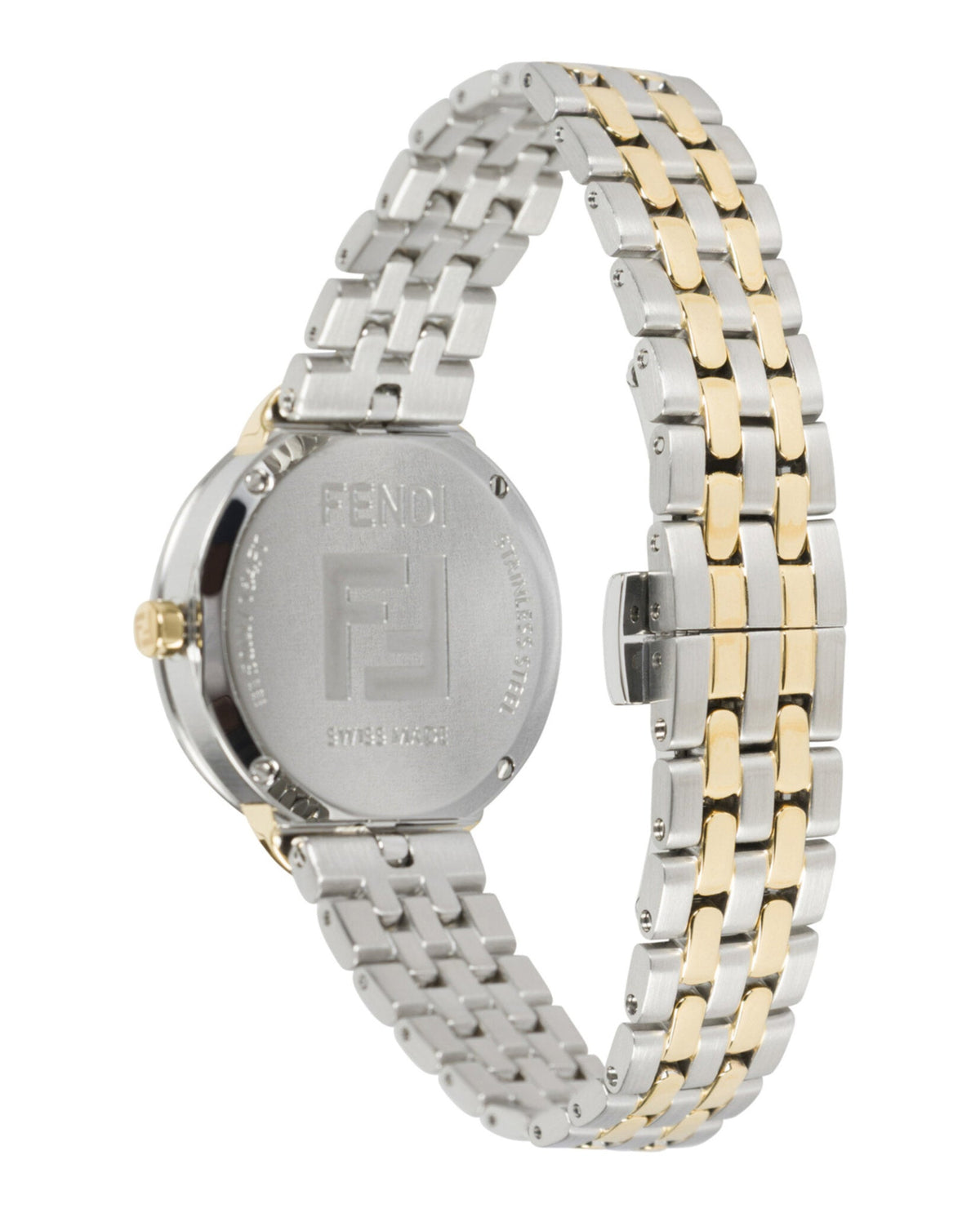 Fendi Womens Two Tone 30mm Bracelet Fashion Watch Rovelle Bags