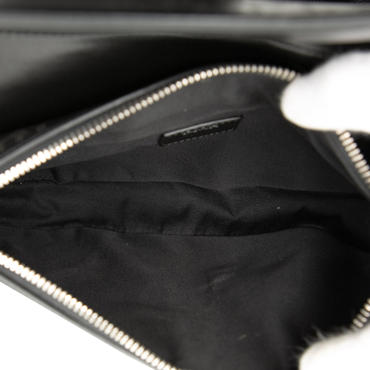 Black Dior Oblique Perforated Calfskin Galaxy Saddle Bag Rovelle Bags