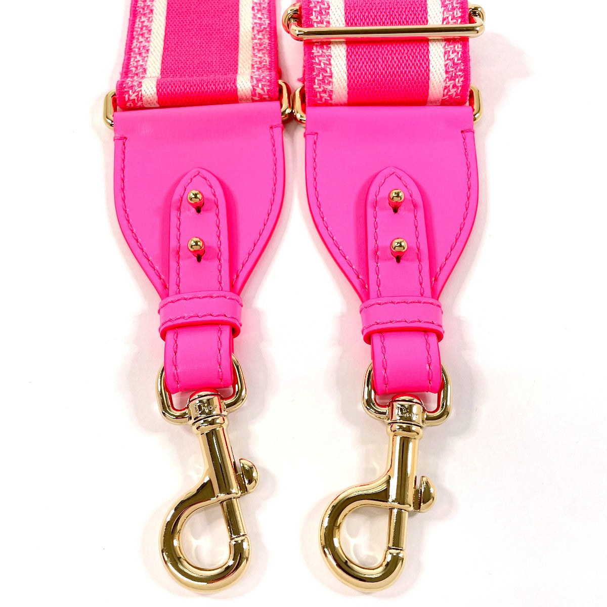 Dior Shoulder strap canvas pink Embroidery Rovelle Bags