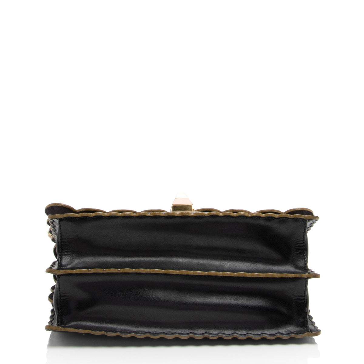 Fendi Calfskin Studded Kan I Medium Shoulder Bag (SHF-boJIBf) Rovelle Bags