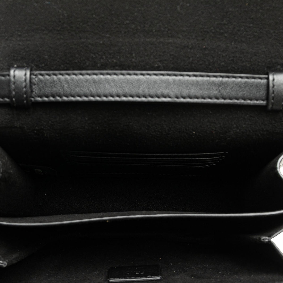 Fendi Leather Crystal Fab Crossbody Rovelle Bags