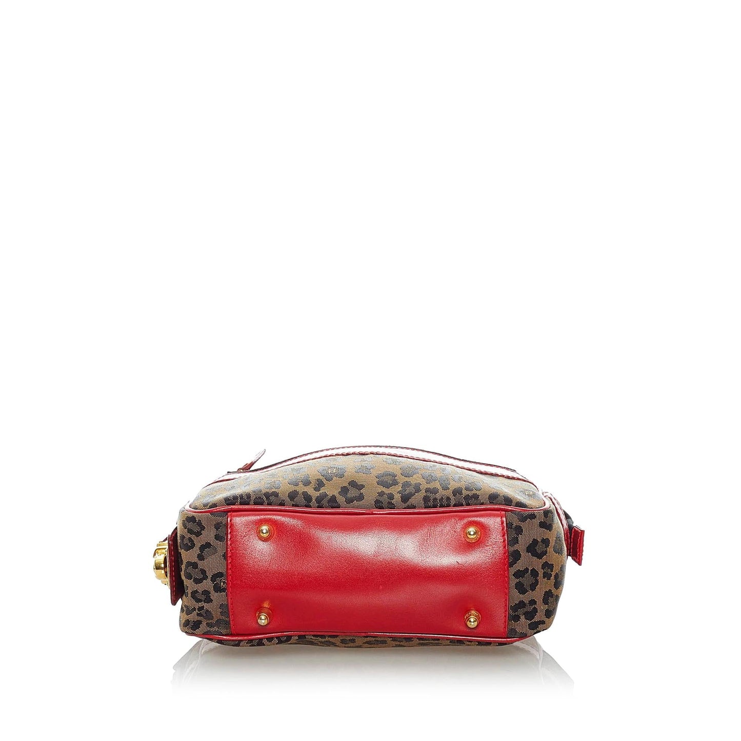 Fendi Leopard Print Nylon Satchel (SHG-37306) Rovelle Bags