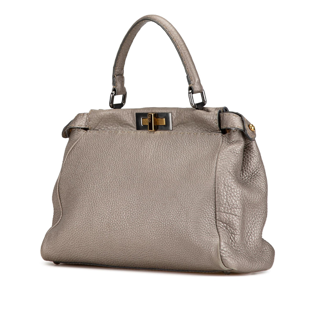 Fendi Peekaboo Leather Red Tote Bag Rovelle Bags
