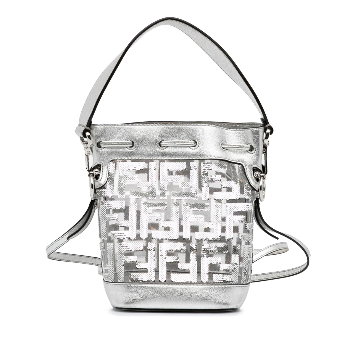 Fendi Mini Mon Tresor Sequined Bucket Bag (SHG-qQnN4Z) Rovelle Bags