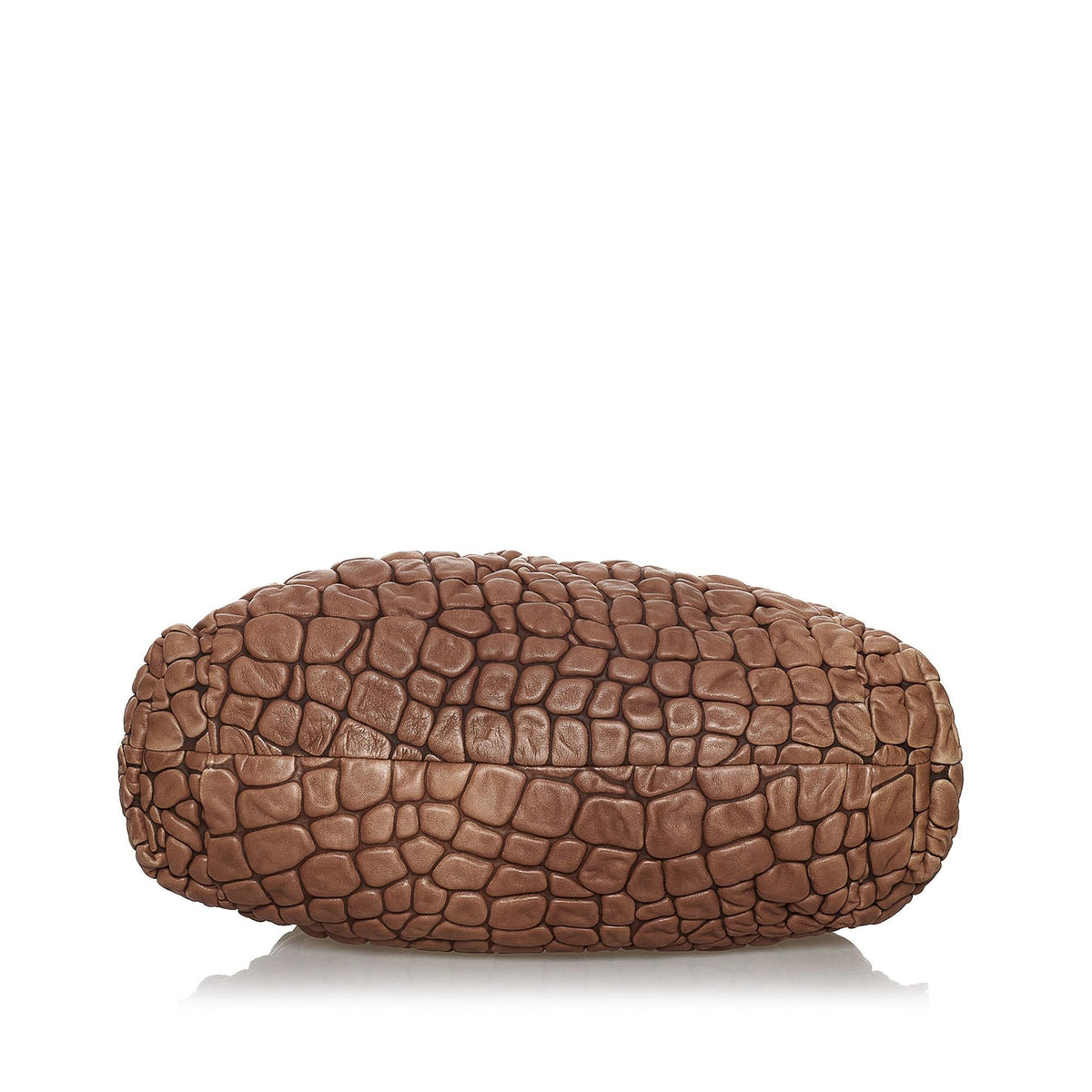 Fendi Puckered Bubble Leather Chef Shoulder Bag (SHG-30185) Rovelle Bags