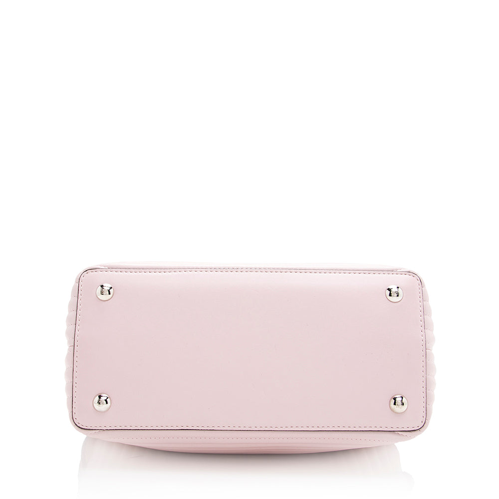 Fendi Quilted Leather Dotcom Small Shoulder Bag (SHF-19281) Rovelle Bags