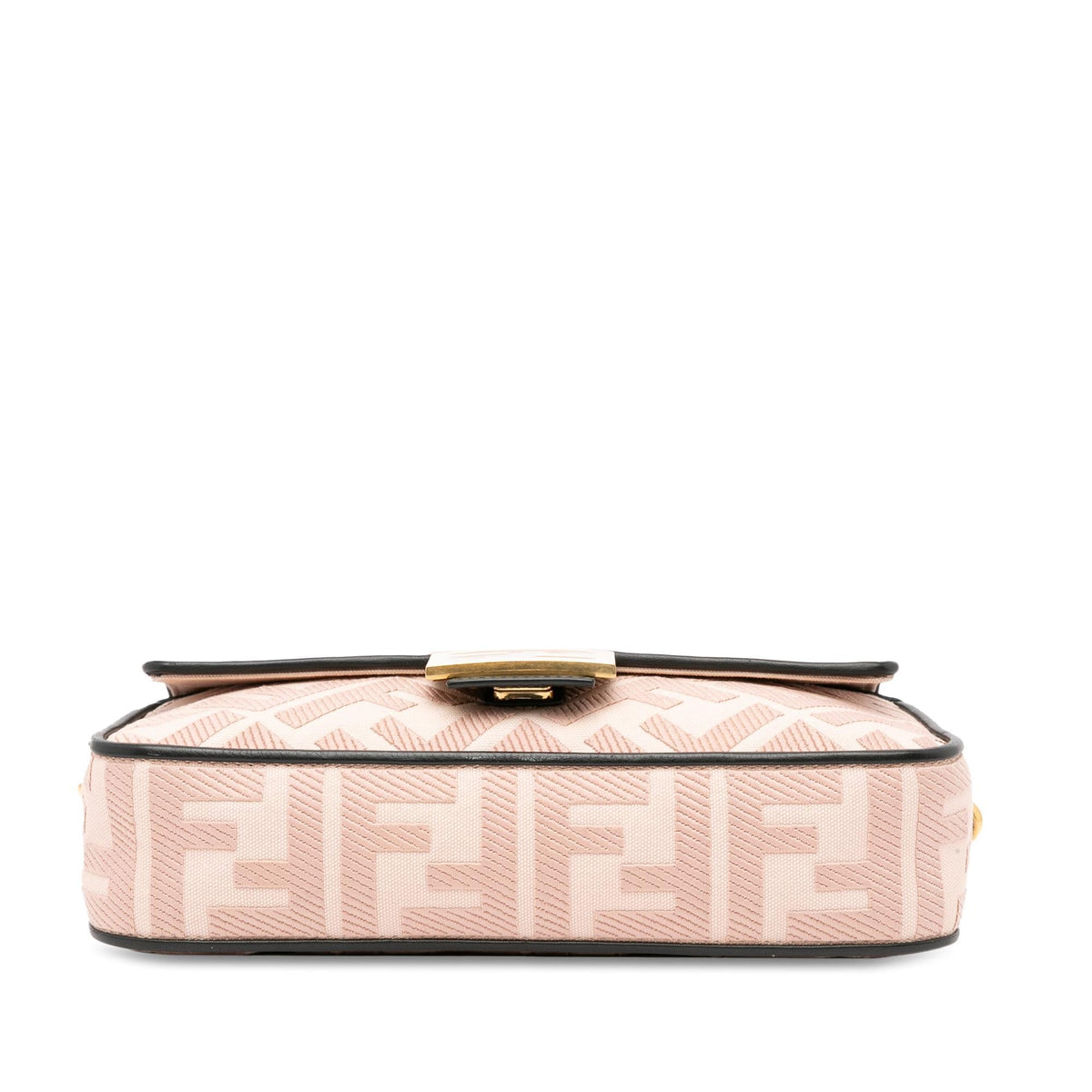 Fendi Zucca Embroidered Baguette Satchel Rovelle Bags