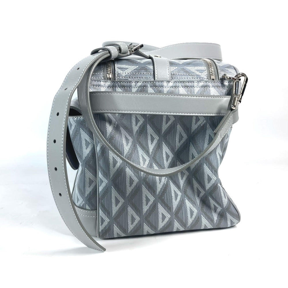 Dior Shoulder Bag 1ESDU035CDP_H42E Canvas, Leather gray CD Diamond Dior Hit the Road Pet Carrier Bag unisex(Unisex) Rovelle Bags