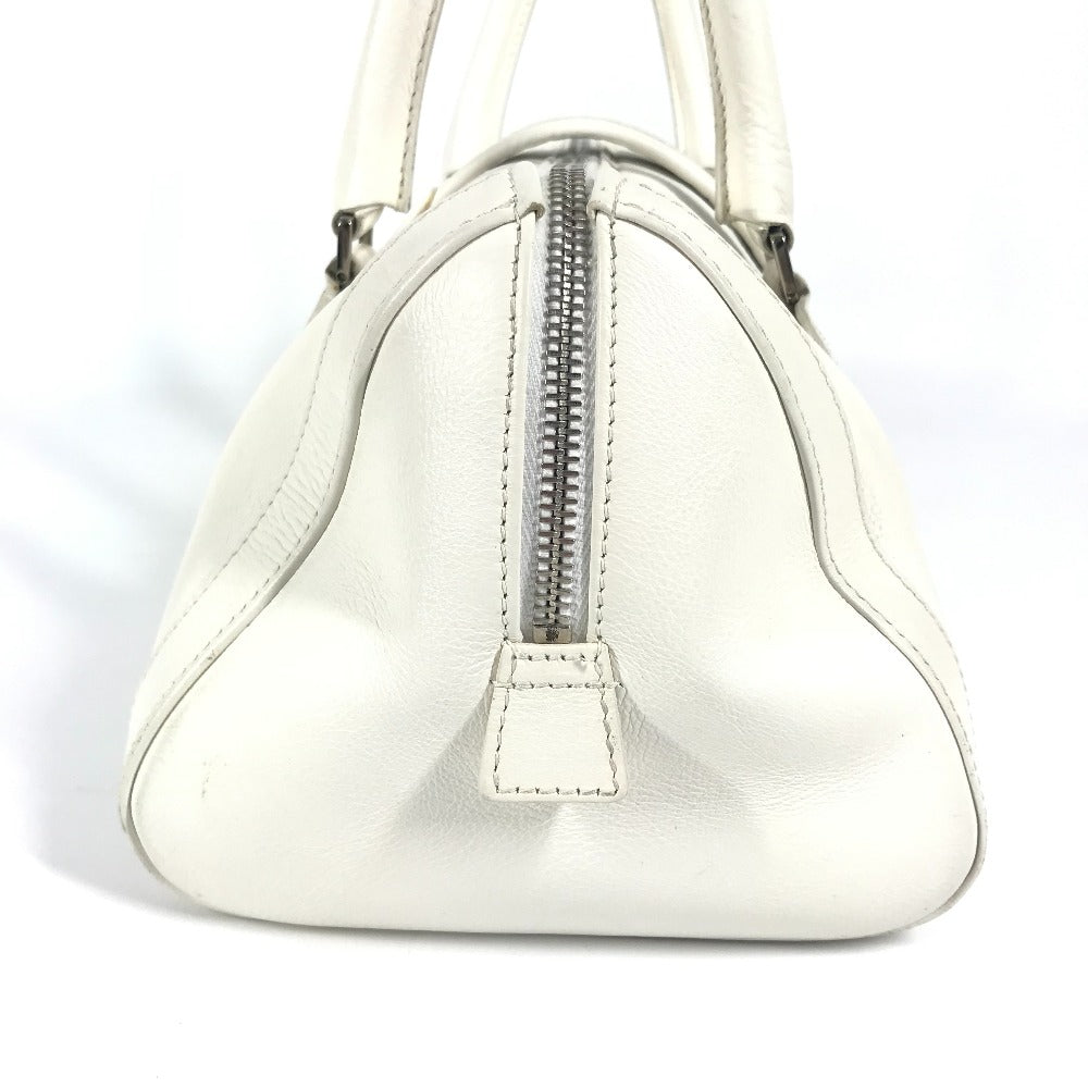 Dior Handbag leather white D logo Women Rovelle Bags