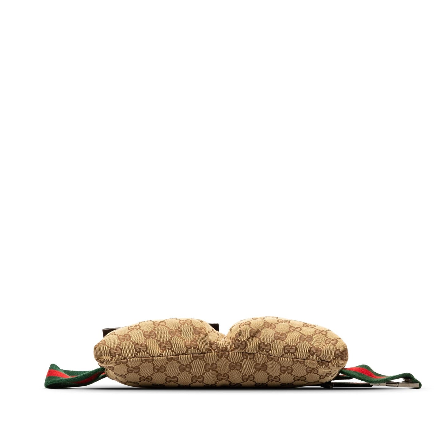 Gucci GG Canvas Web Double Pocket Belt Bag (SHG-aZbnST) Rovelle Bags