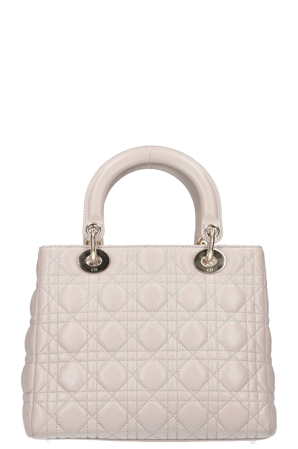 Christian Dior Lady Dior Bag Medium Cannage Grey Rovelle Bags