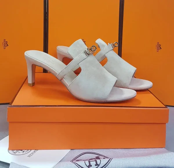 Hermes Open Toe Heel Mule Sandal