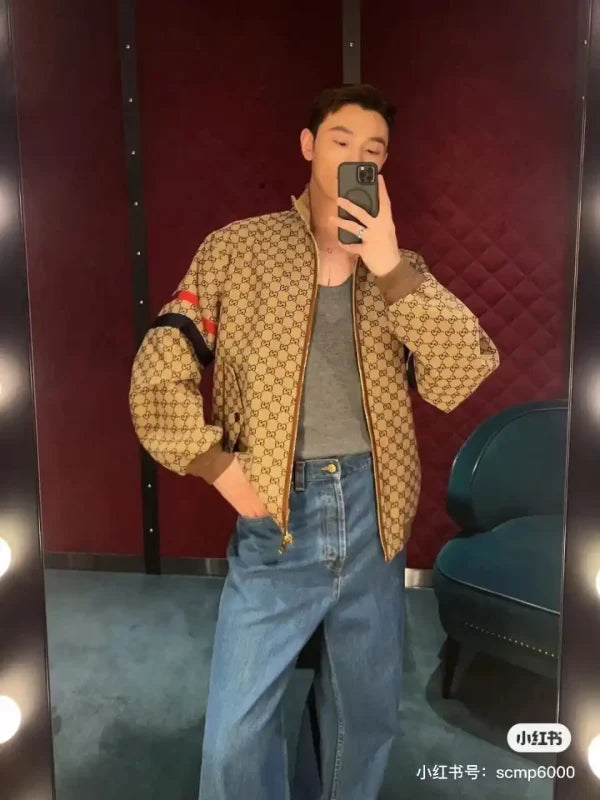 Gucci Canvas Zip Jacket