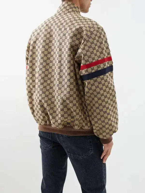 Gucci Short Stripes Monogram Wool Street Style Jackets