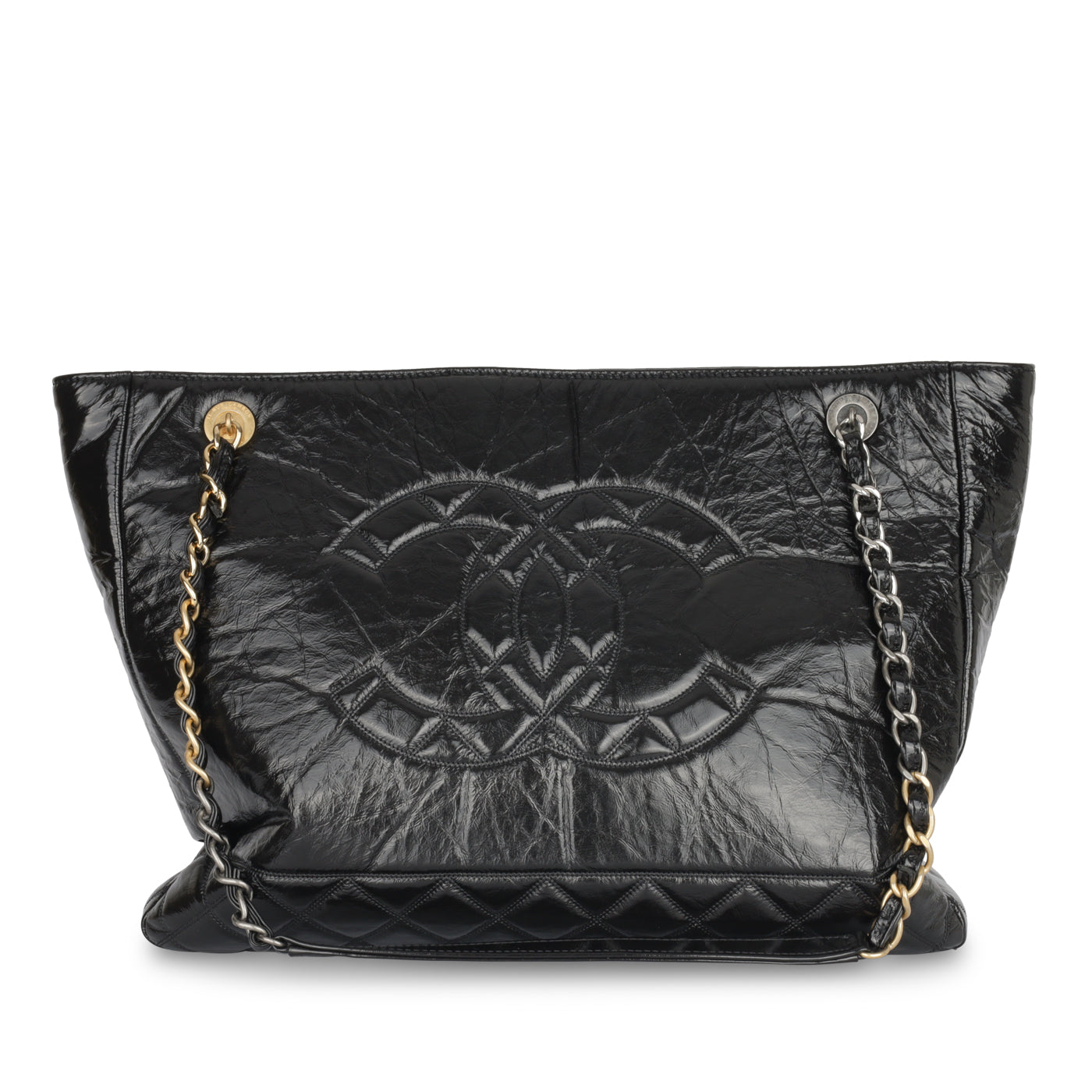 Chanel Medium Cc Tote - Glazed Calfskin Rovelle Bags