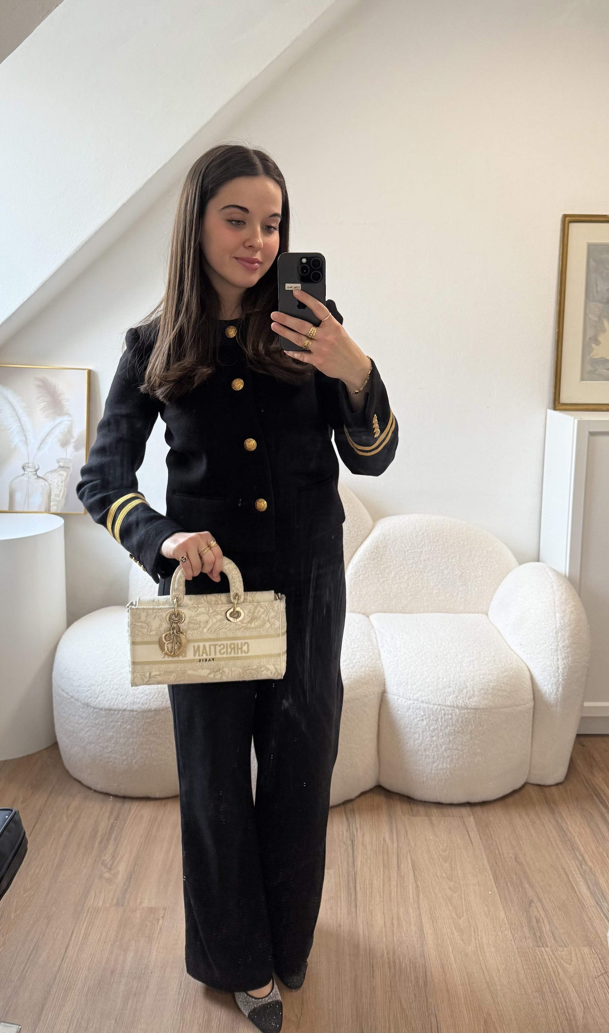 Christian Dior Lady D-Joy Bag In Beige Canvas Rovelle Bags