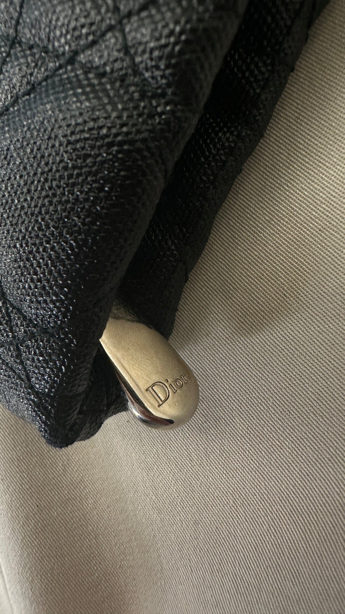 Christian Dior Panarea Cannage Clutch Black Rovelle Bags