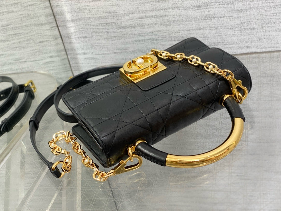 Dior Chain Leather Crossbody Bag Rovelle Bags