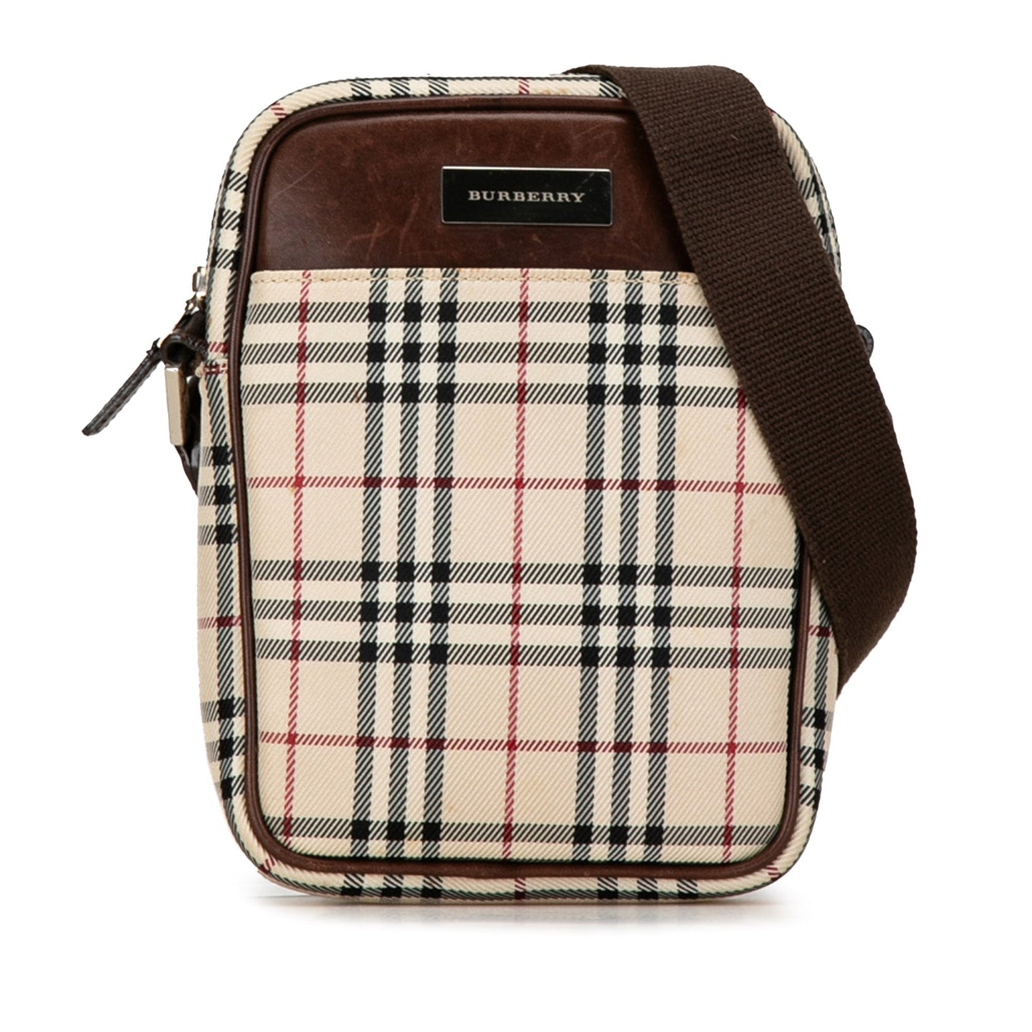 Burberry Leather Brown Crossbody Bag