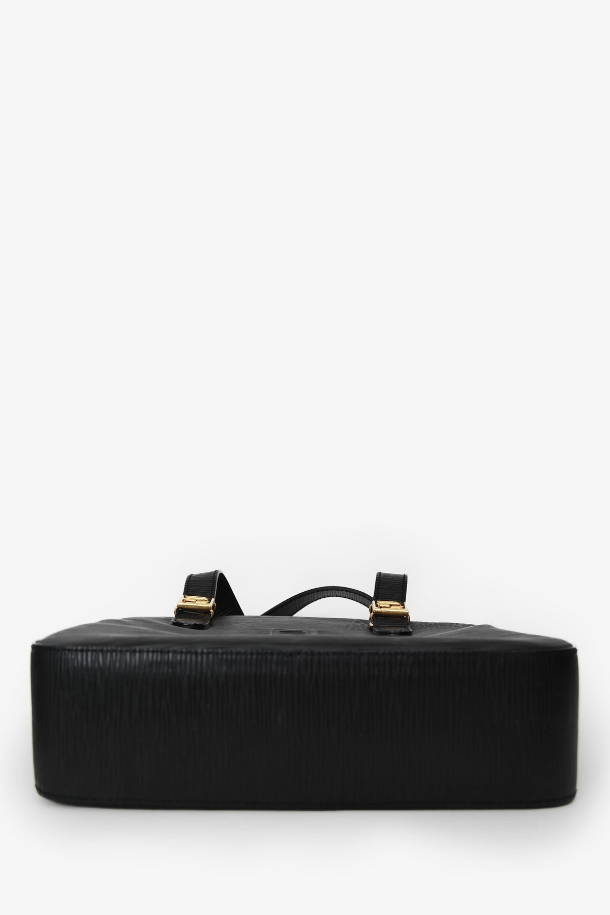 Fendi Black Epi Leather 'FF' bag with Strap Rovelle Bags