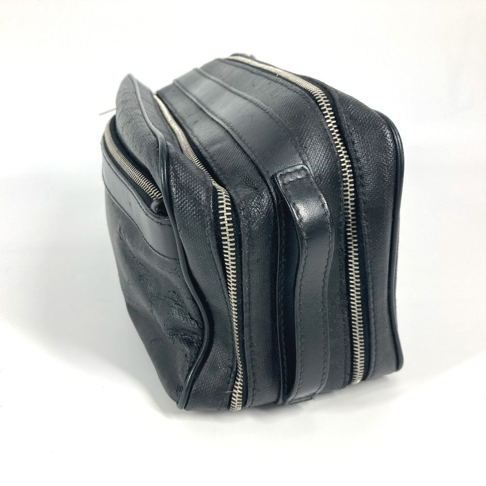 Dior business bag Leather / coated canvas black Trotter logo Rovelle Bags