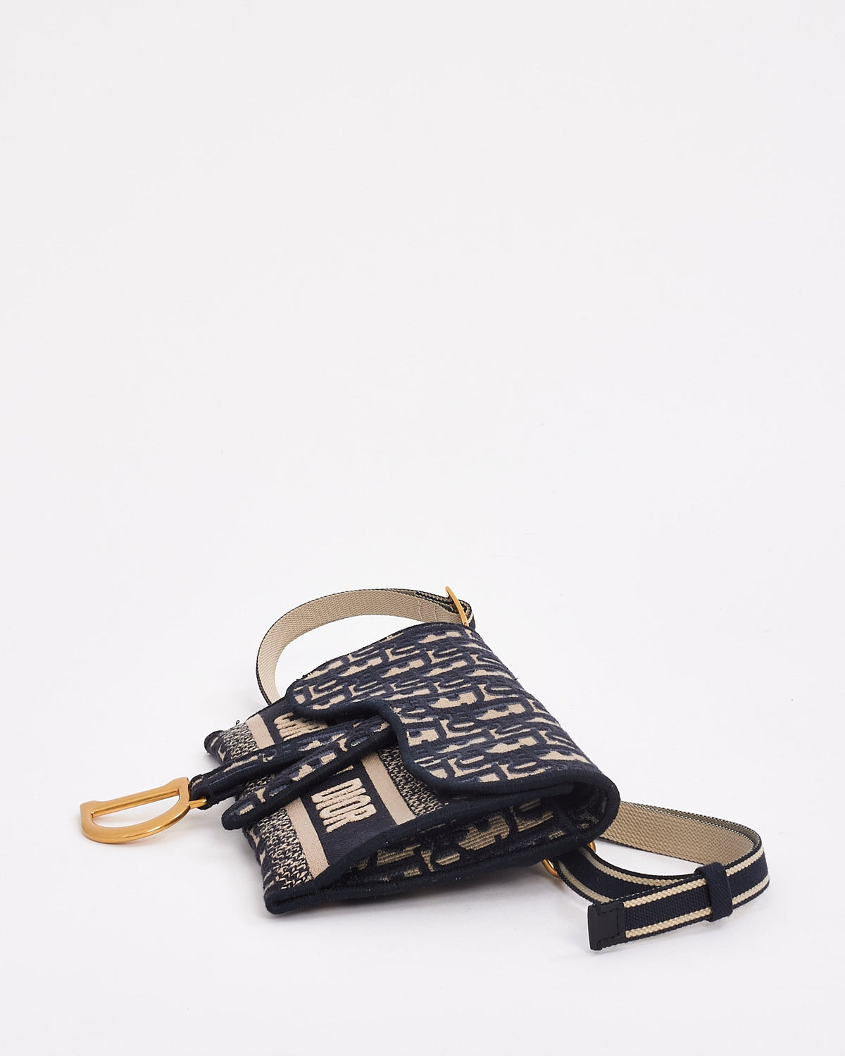 Dior Leather Canvas Clutch Bag Rovelle Bags