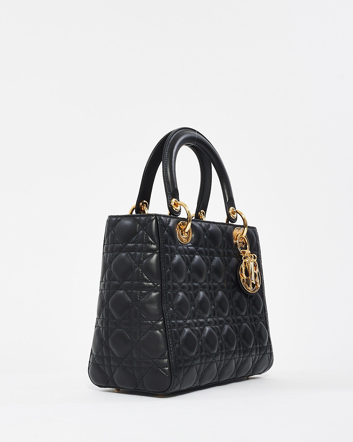 Dior Lady Dior Leather Handbag Rovelle Bags