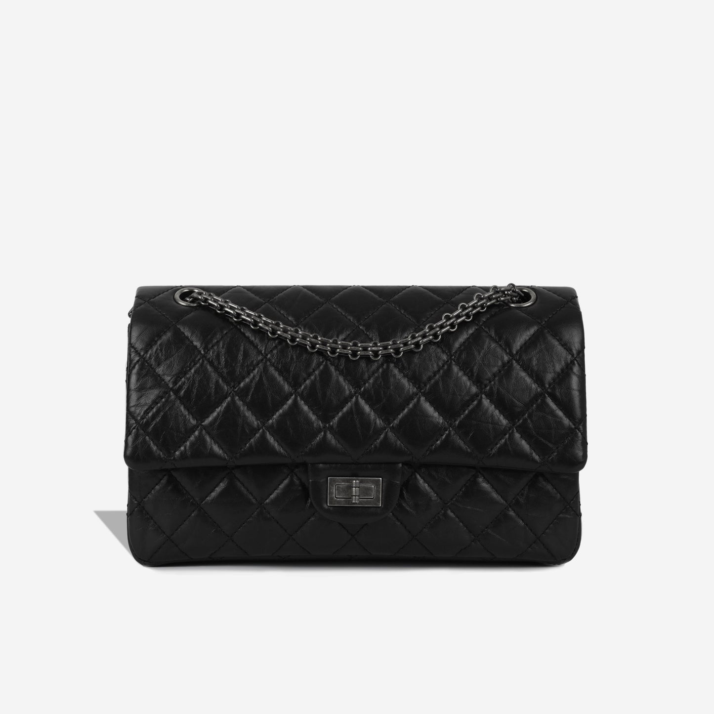 Chanel Classic Flap Calfskin Black Shoulder Bag Calfskin Rovelle Bags