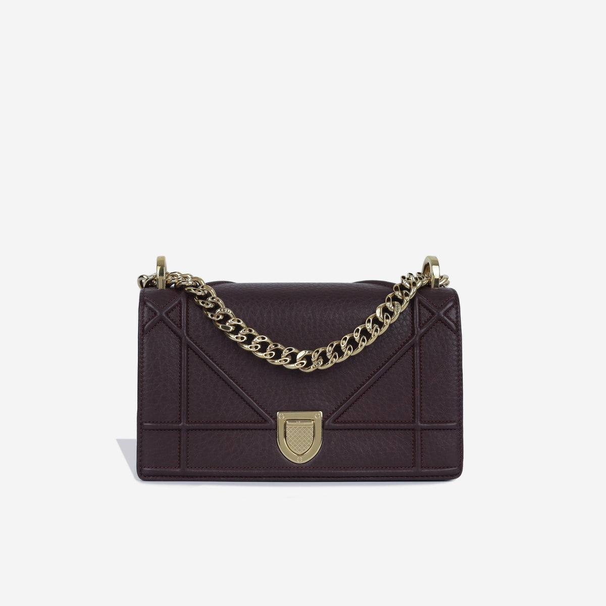 Dior Chain Leather Crossbody Bag Rovelle Bags