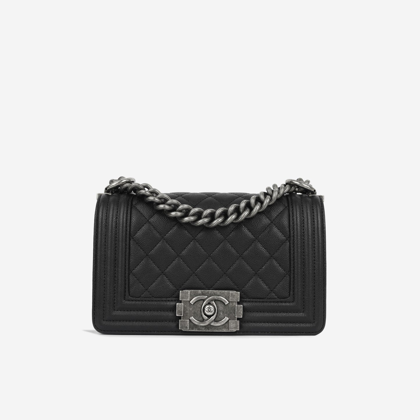 Chanel Boy Bag Lambskin Black Shoulder Bag Style 19 Rovelle Bags