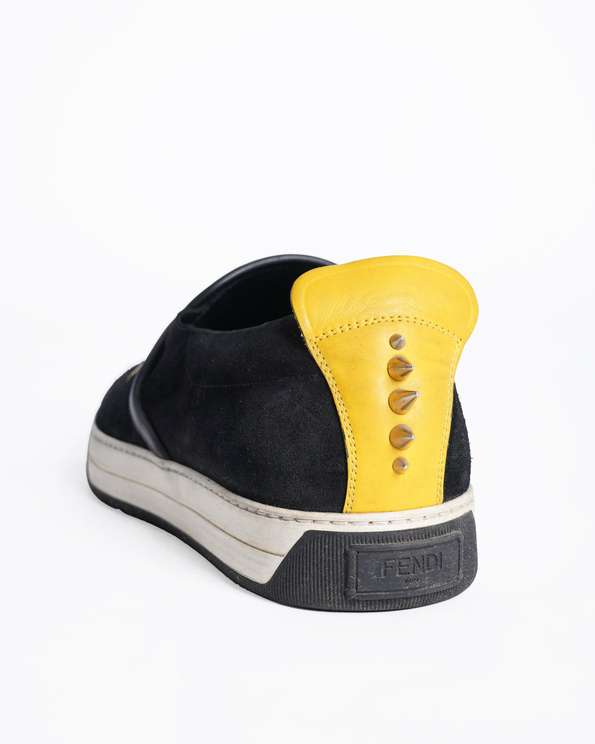 Fendi monster eye suede and leather shoes Rovelle Bags