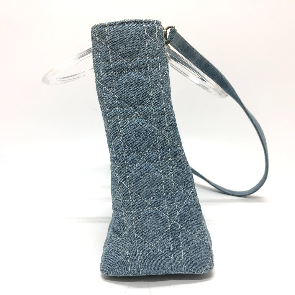 Dior Handbag canvas blue Canage Lady Dior Medium Women Rovelle Bags