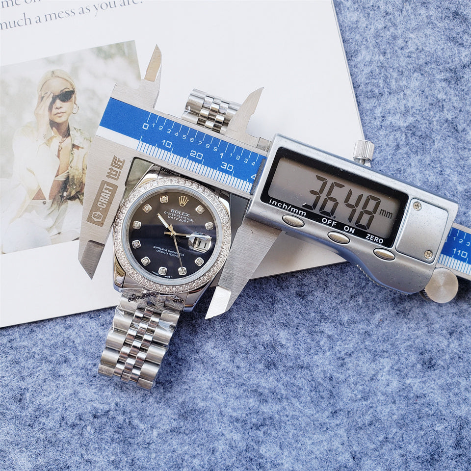 Rolex Datejust 36mm Choco Dial Silver