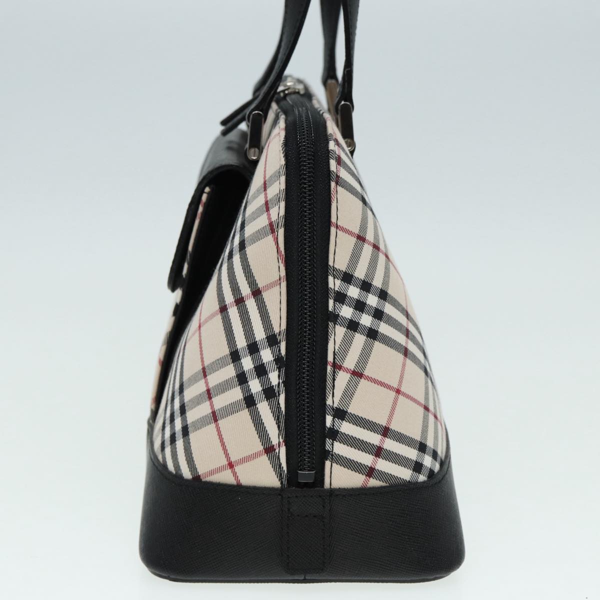 Burberry Nova Auth Leather Black Handbag