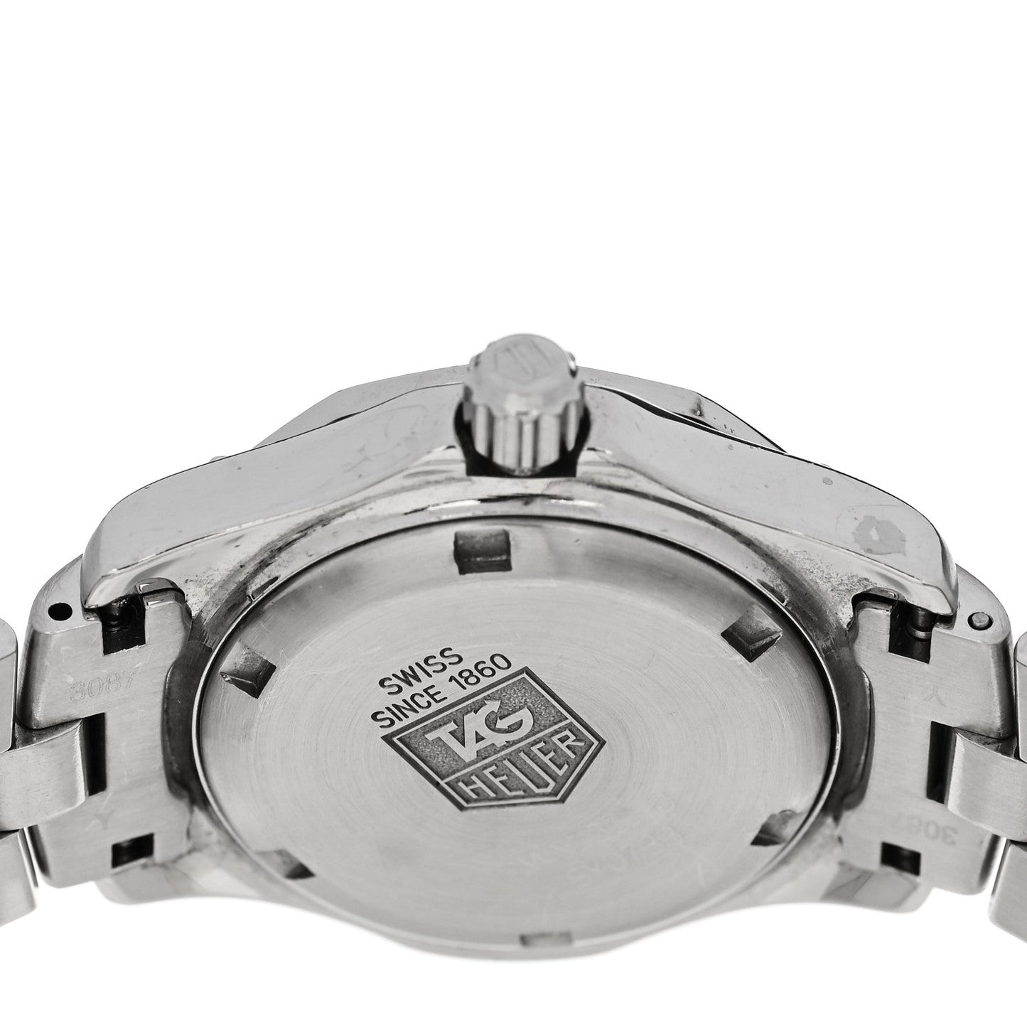 Stainless Steel Diamond Bezel Mother of Pearl 27mm Professional 2000 Quartz Watch WN131J