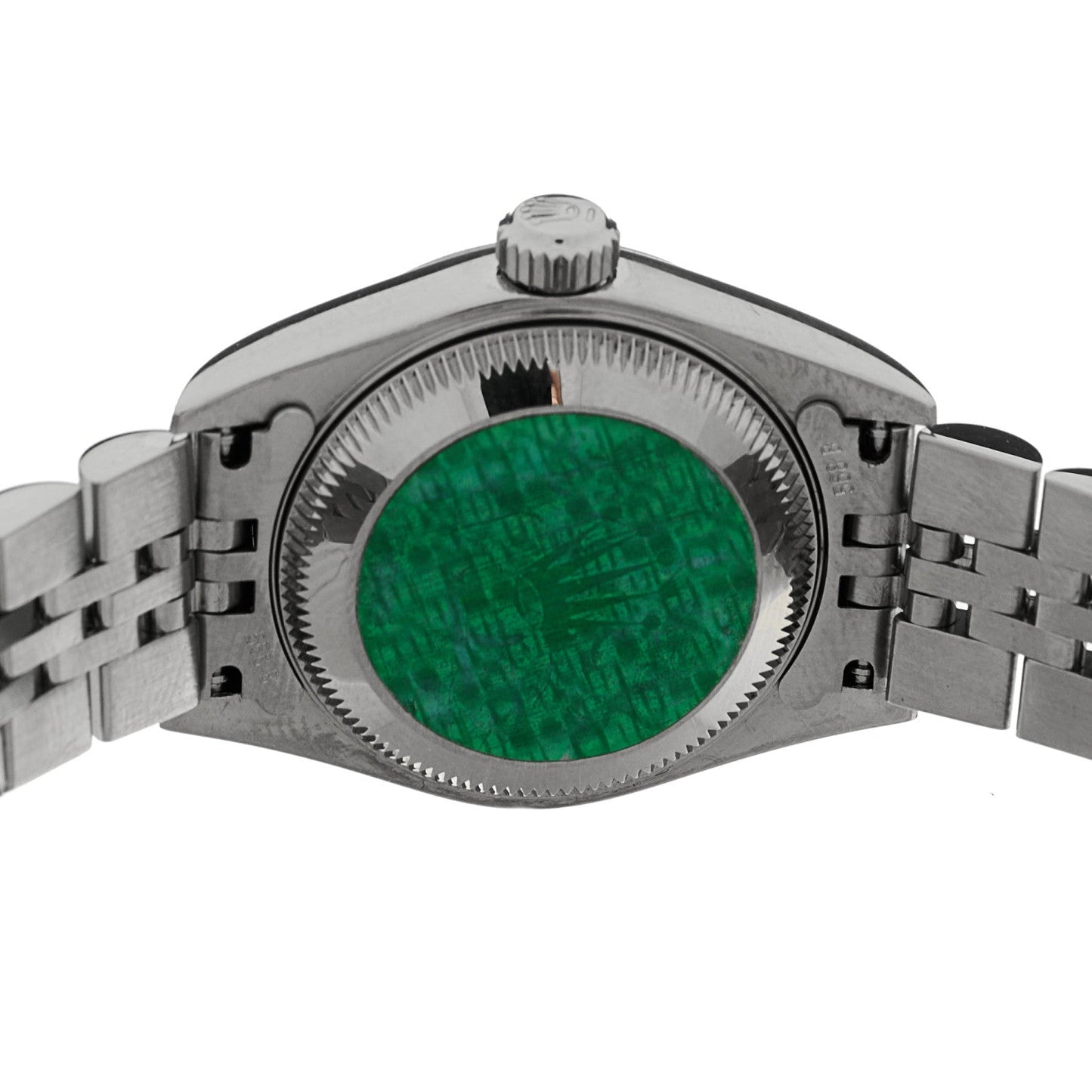Stainless Steel 26mm Oyster Perpetual Date Watch Black 79190