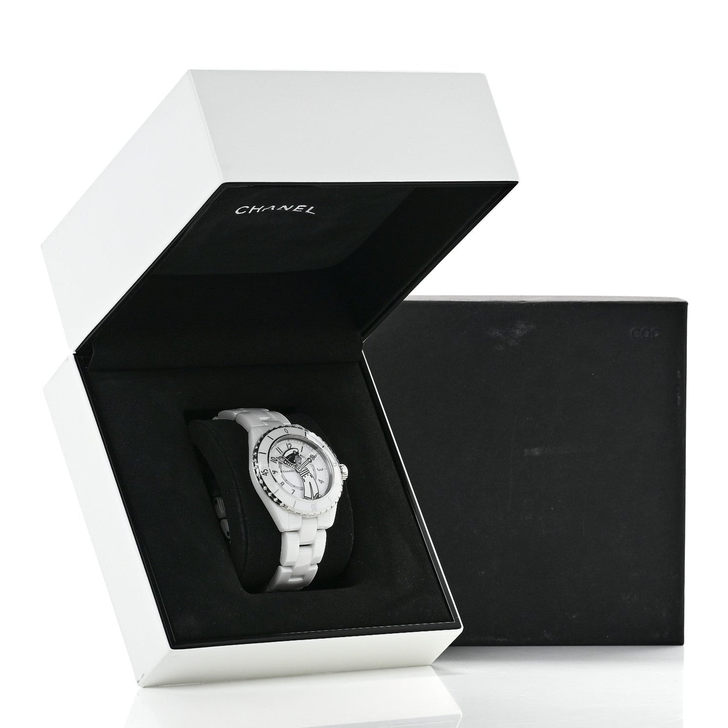 Stainless Steel Ceramic 38mm J12 Limited Edition Mademoiselle La Pausa Automatic Watch White