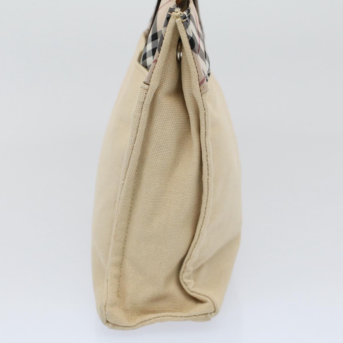 Burberry Nova Label Canvas Beige Handbag Style 2