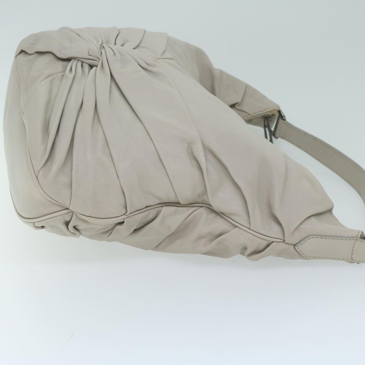 Burberry Auth Leather Beige Shoulder Bag Style 2