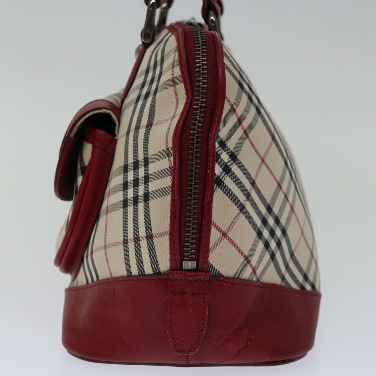 Burberry Nova Auth Canvas Beige Handbag Style 24