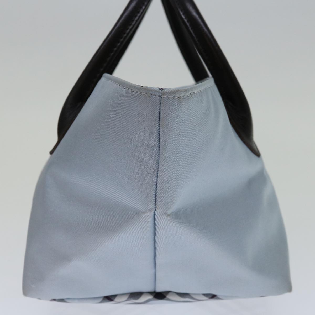 Burberry Nova Label Nylon Blue Handbag Style 3