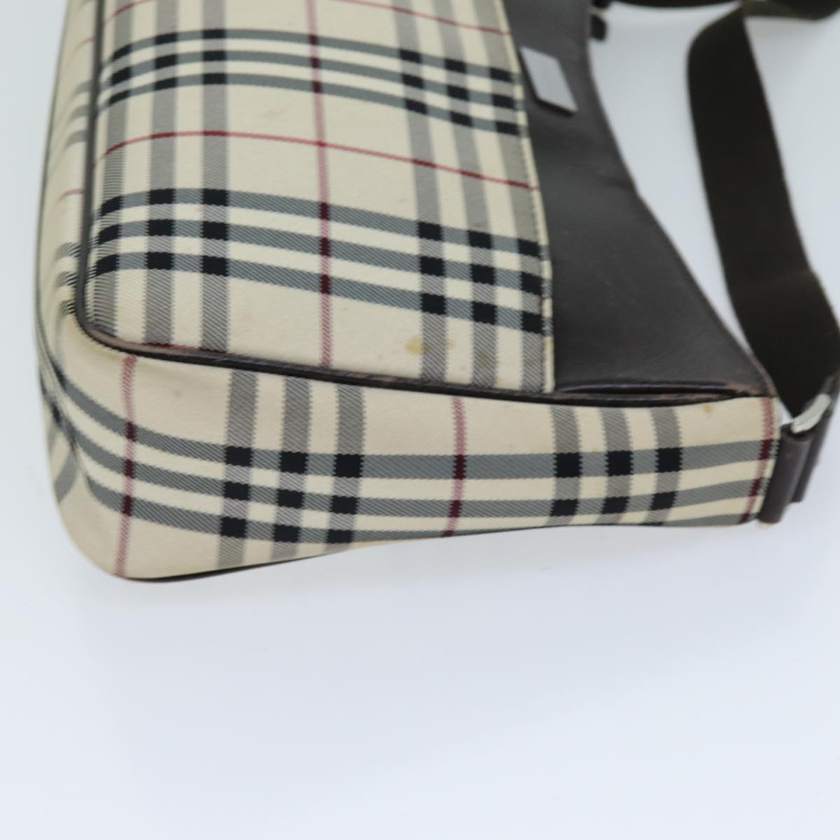 Burberry Nova Auth Canvas Beige Shoulder Bag Style 4