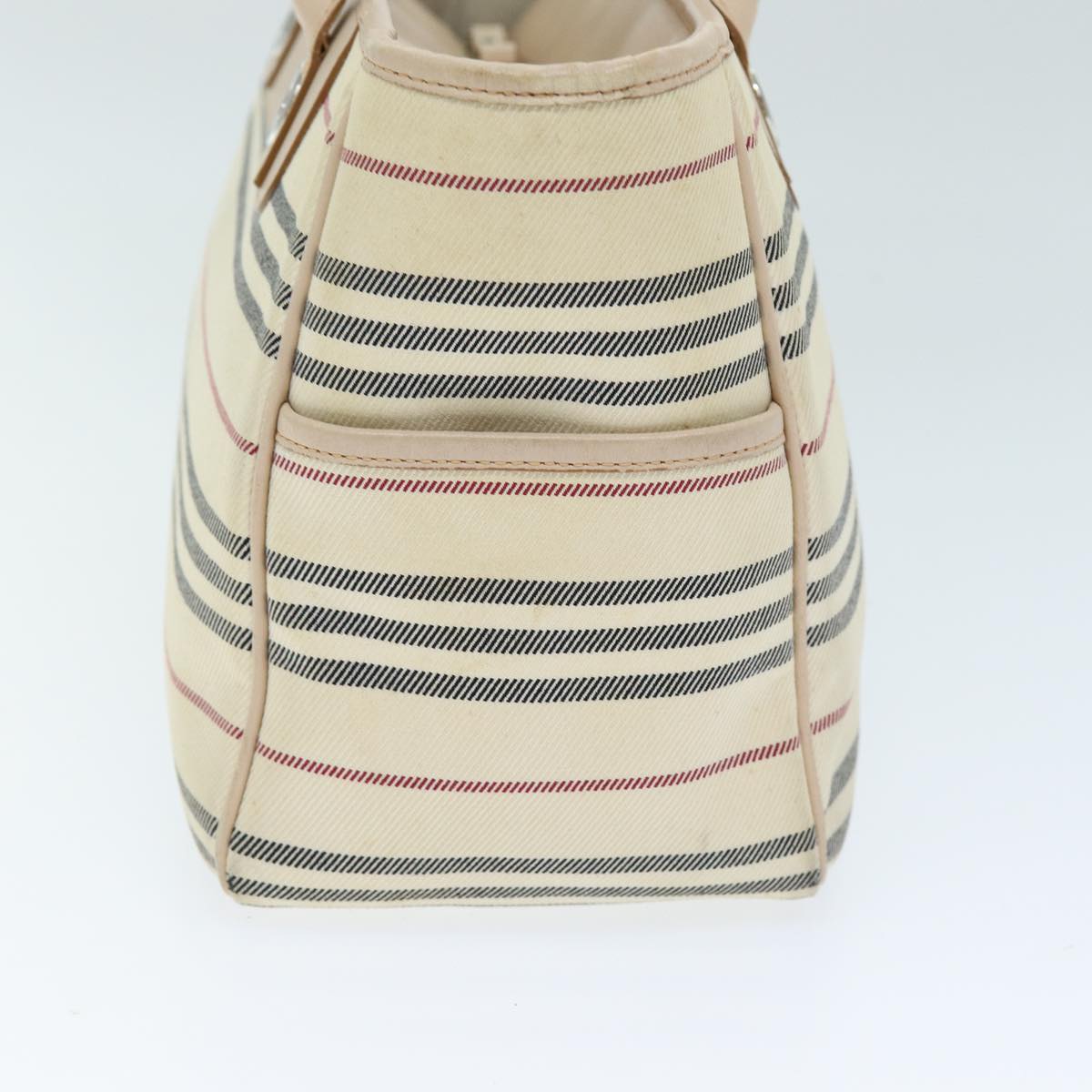 Burberry Auth Canvas Beige Handbag Style 2