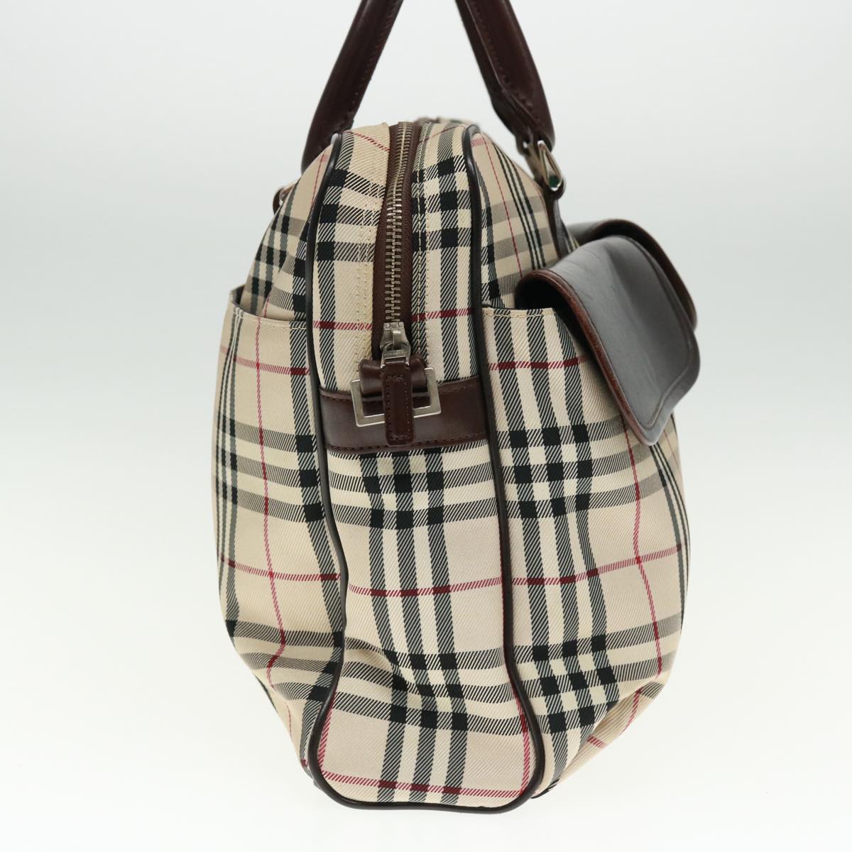 Burberry Nova Auth Canvas Beige Handbag Style 15